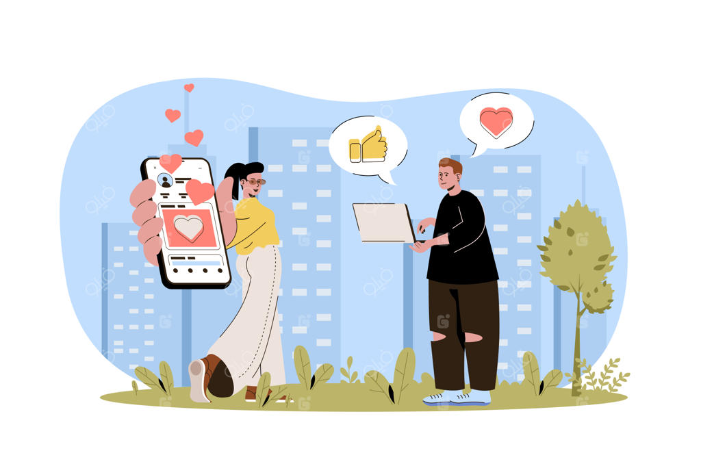 مفهوم وب شبکه‌های اجتماعی: ارتباط آنلاین کاربران زن و مرد در شبکه‌های اجتماعی