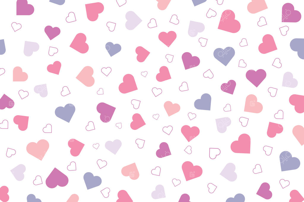 پترن قلب - پس‌زمینه روز ولنتاین