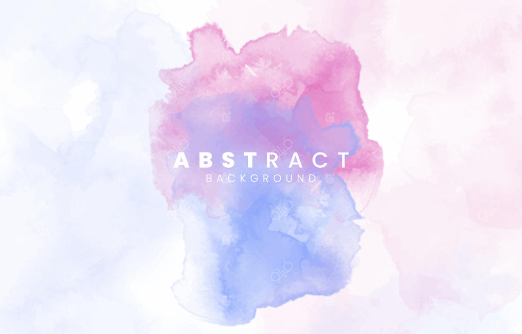 پیش‌زمینه‌ای رنگارنگ و انتزاعی با آبرنگ