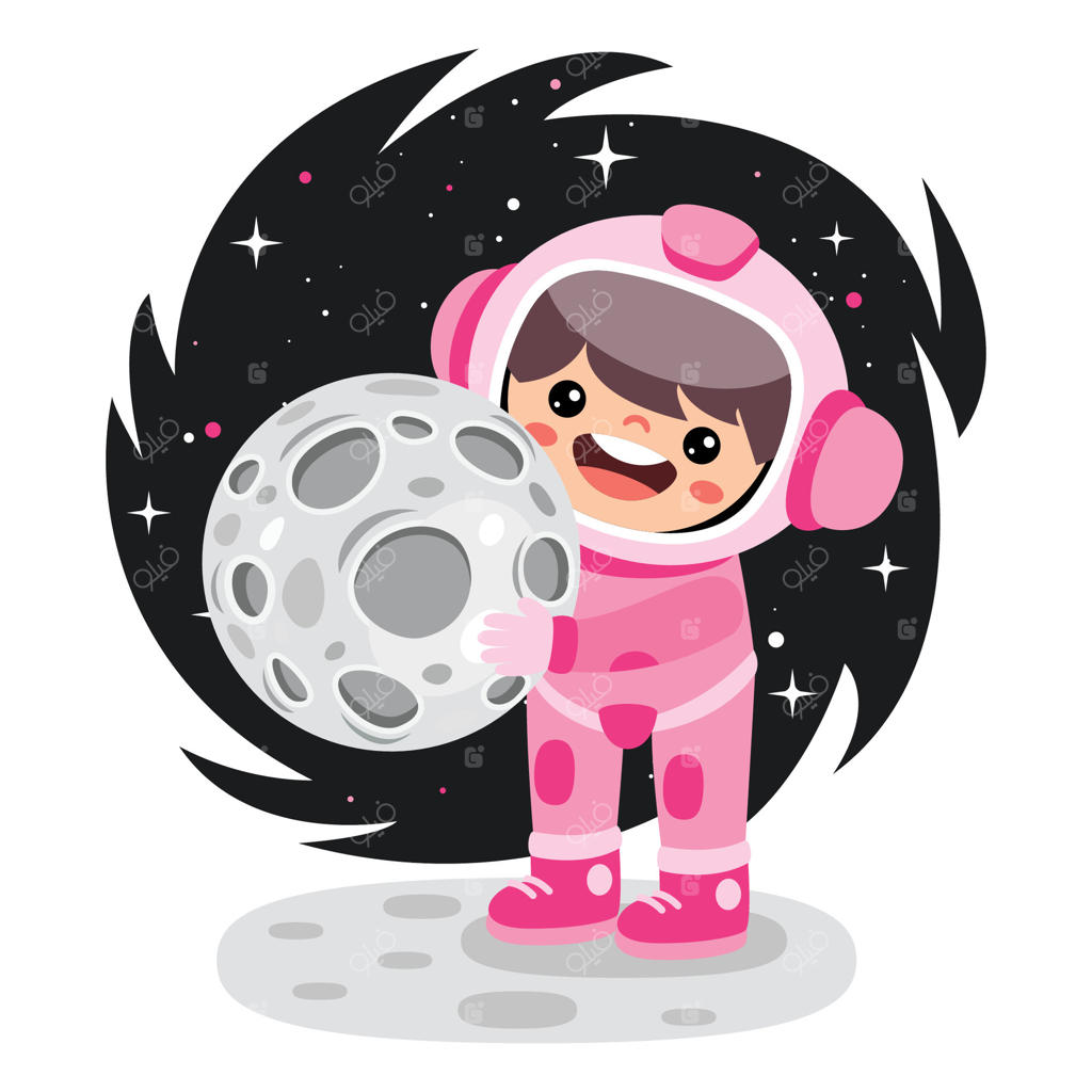 طرح مفهومی فضا با فضانورد