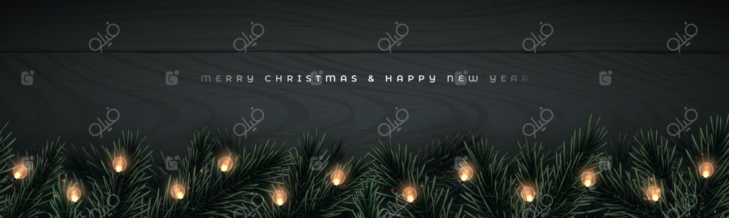 بنر وکتور کریسمس