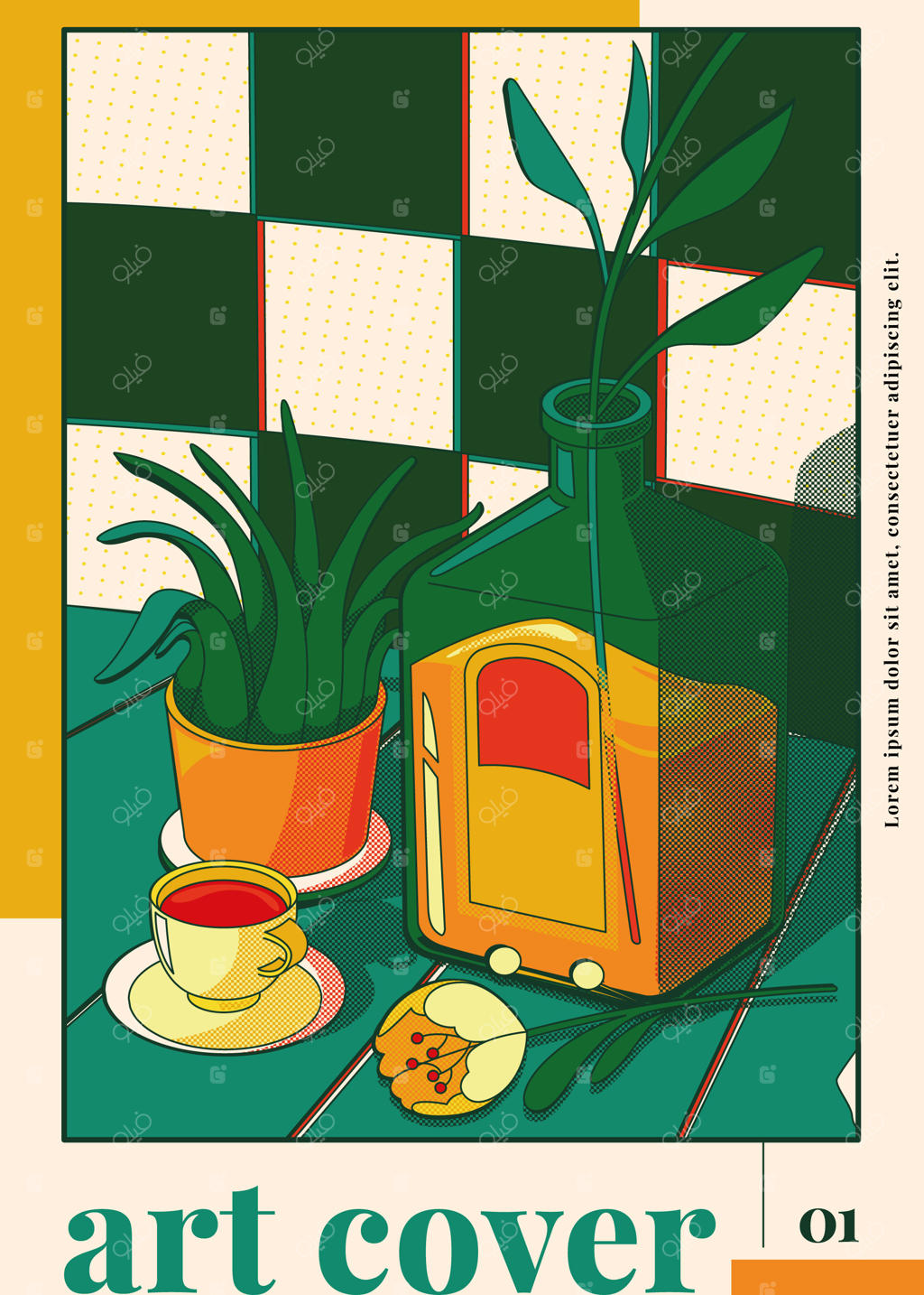 قالب جلد هنری