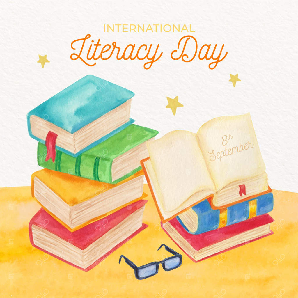 روز جهانی سوادآموزی به سبک آبرنگ