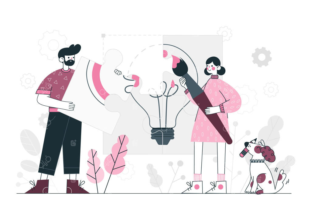 تصویری از مفهوم خلاقیت