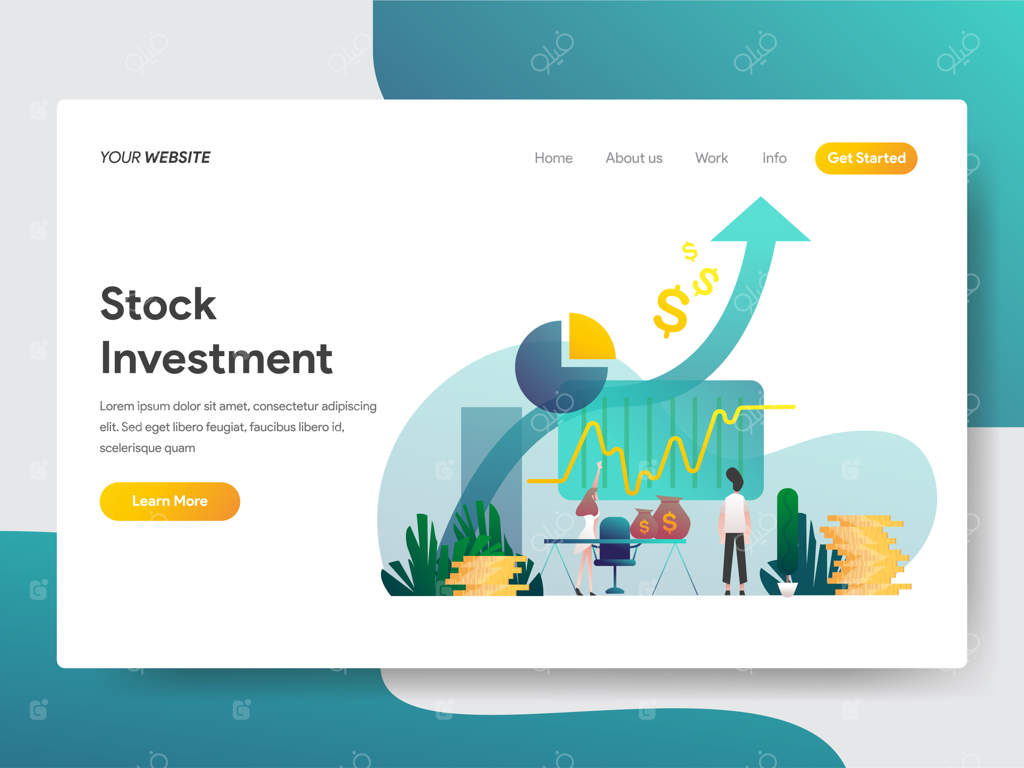 سرمایه‌گذاری در سهام برای وب‌سایت