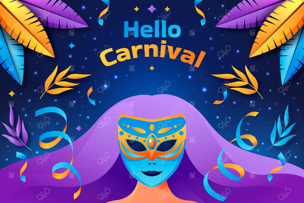 تصویرسازی جشنواره گرادیانی