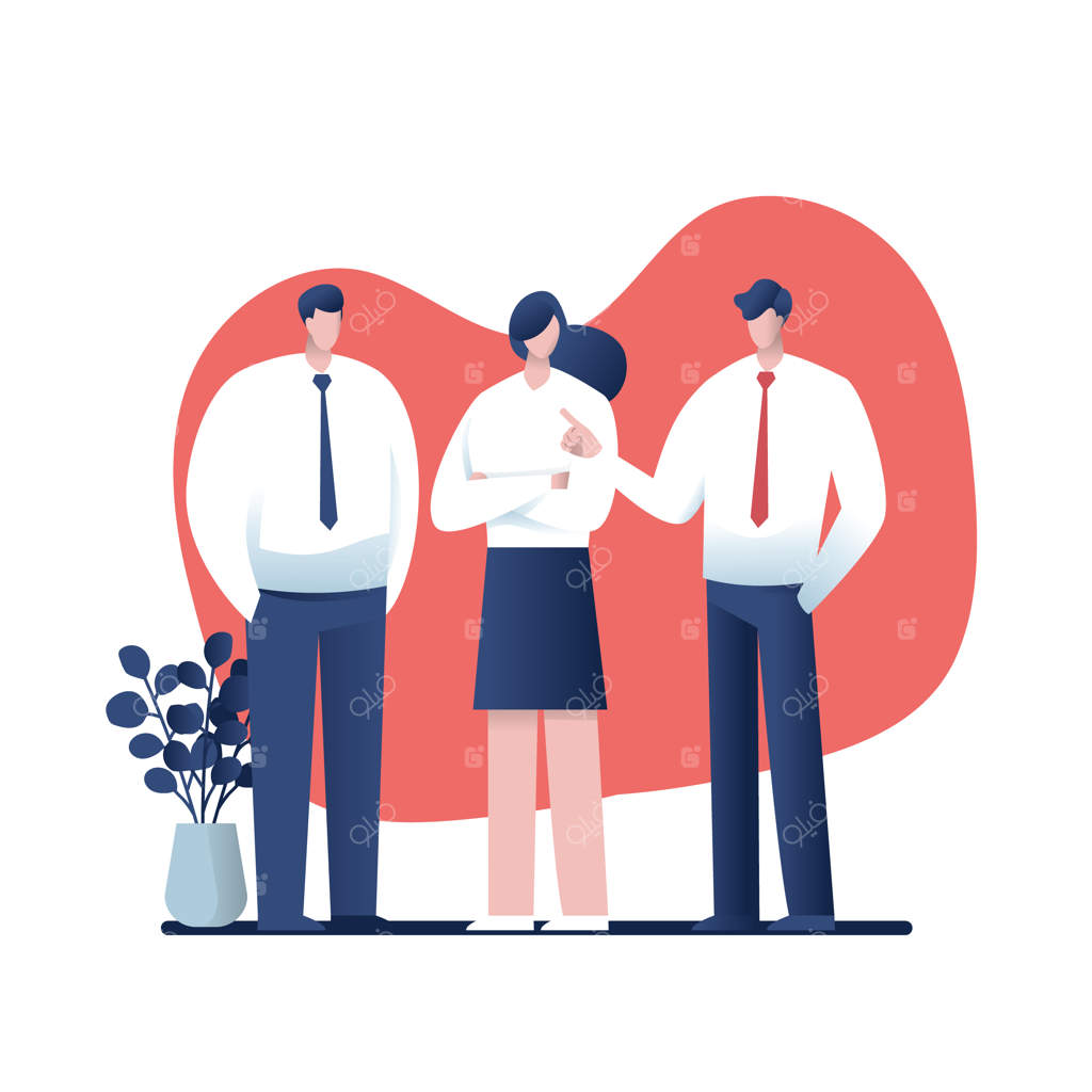 مشاوره بازرگانان - کارتون تجاری