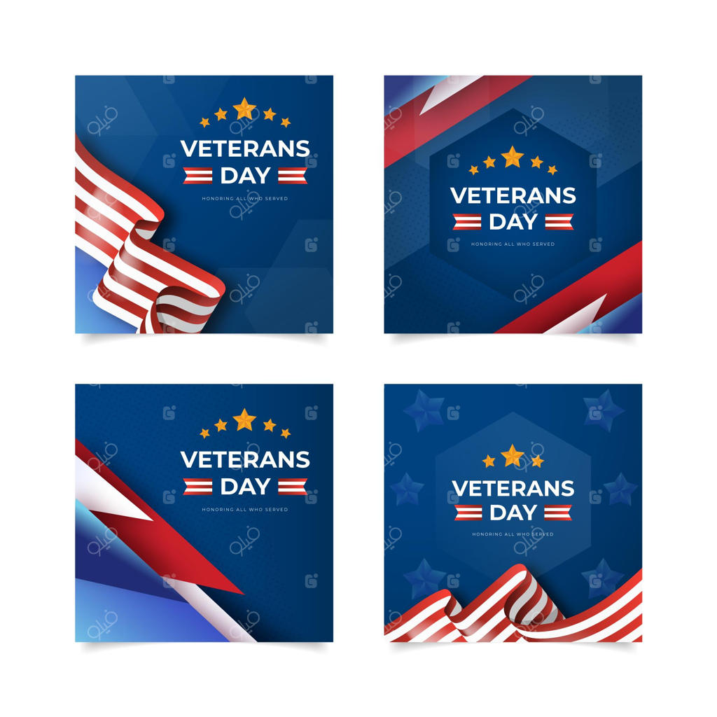 مجموعه پست‌های اینستاگرامی برای روز کهنه‌سربازان