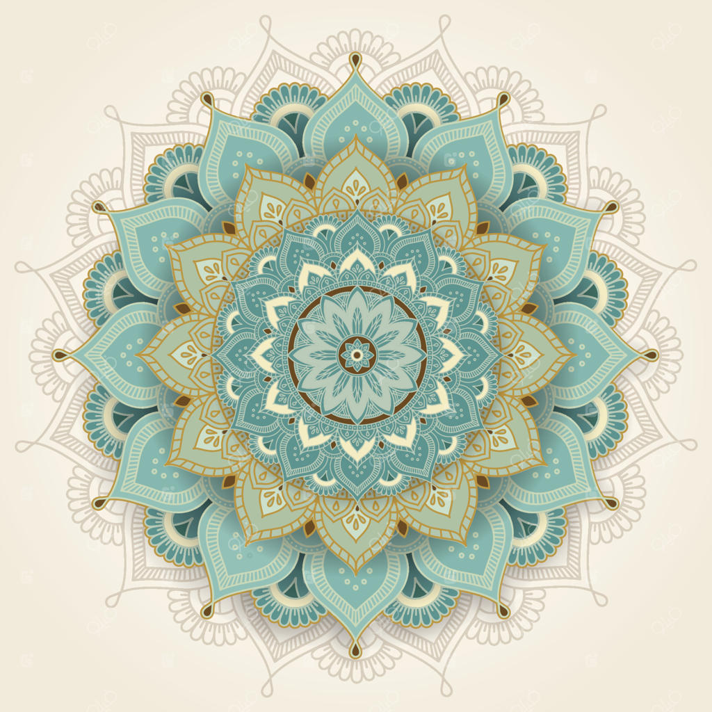 طراحی پس‌زمینه دل‌انگیز ماندالا