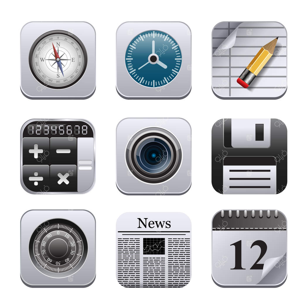 مجموعه‌ای از اپلیکیشن‌های دقیق وکتوری.