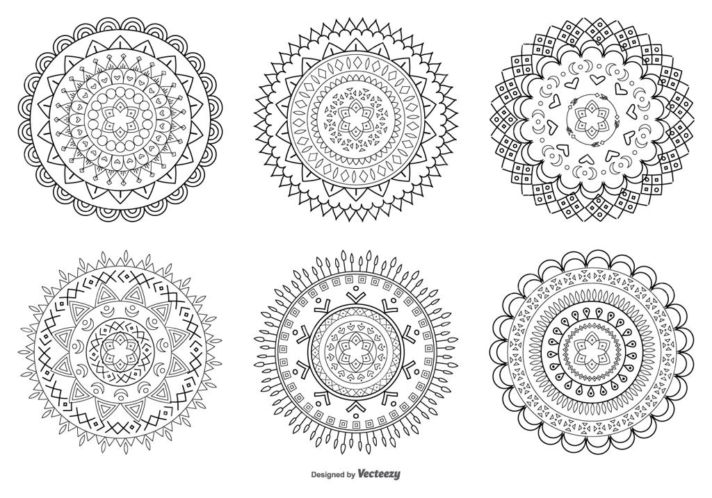 اشکال انتزاعی گل