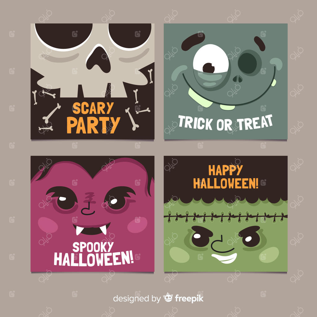 مجموعه کارت‌های هالووین