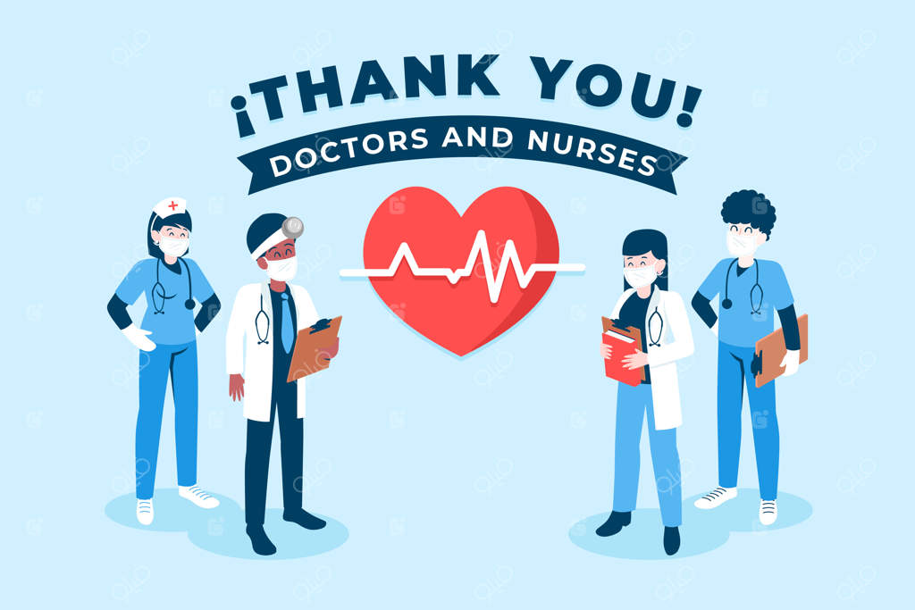 سپاسگزاریم از پرستاران و پزشکان عزیز