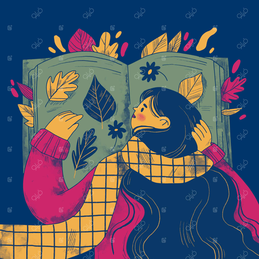 تصویرسازی با رنگ‌های دستی در آبرنگ