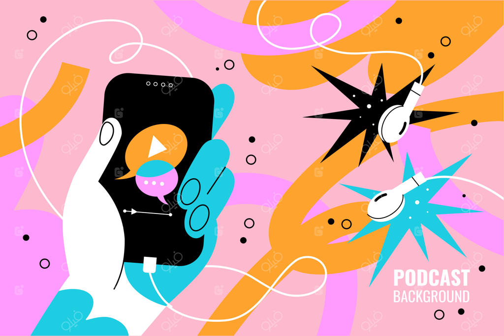 تصویرسازی دستی برای پادکست