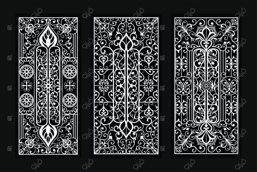 طرح‌های تزئینی عمودی برای طراحی