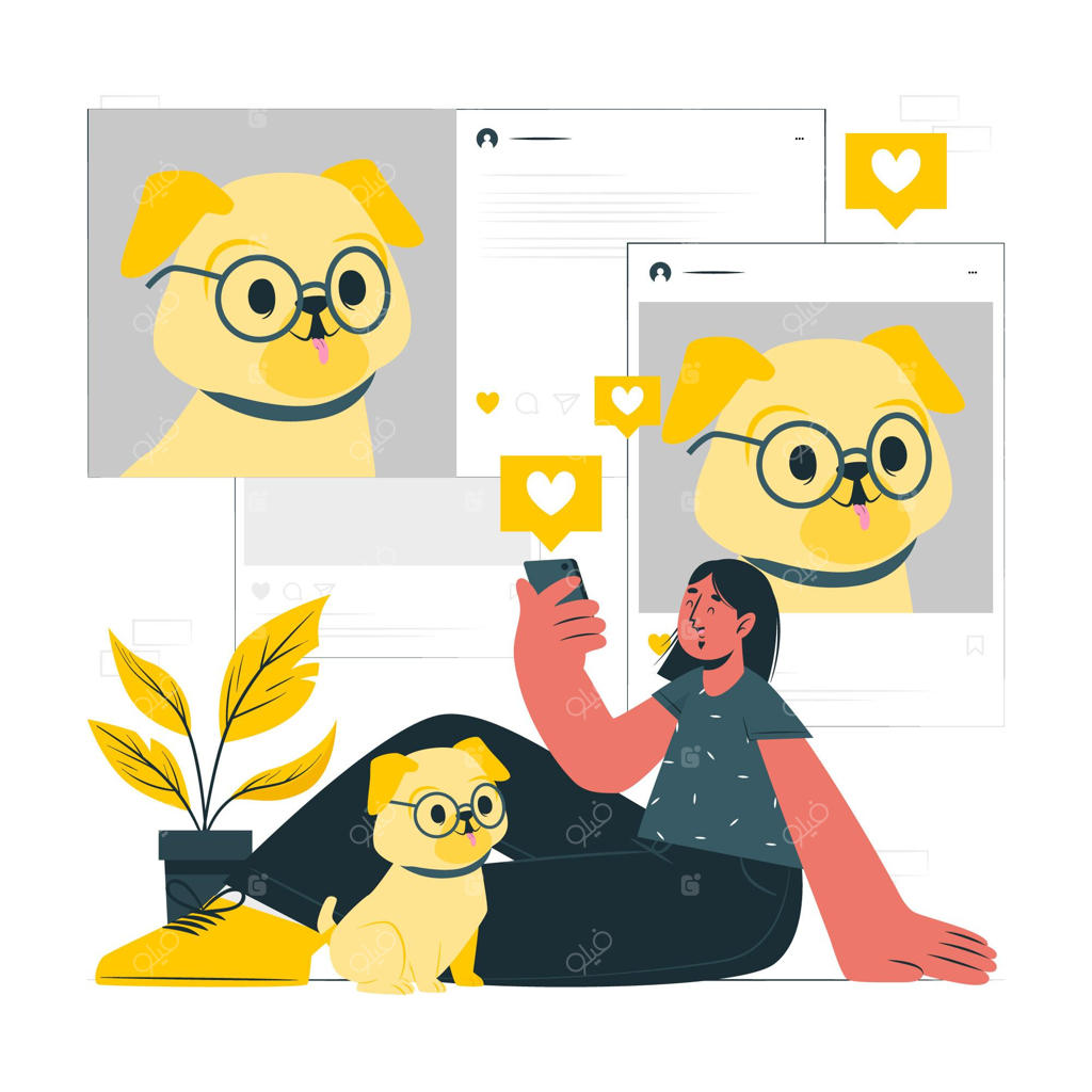 مفهوم به‌روز رسانی اجتماعی (تصویرسازی)