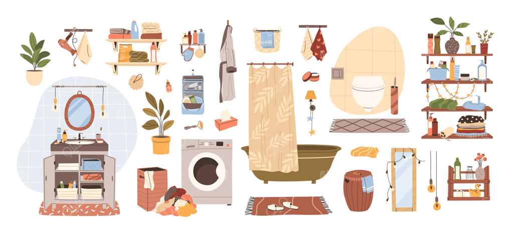 عناصر و دکوراسیون الهام‌بخش برای حمام خانه شما به سبک حرفه‌ای