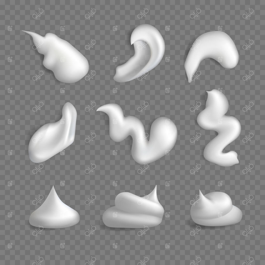 قطره‌های لوسیون کرم سفید