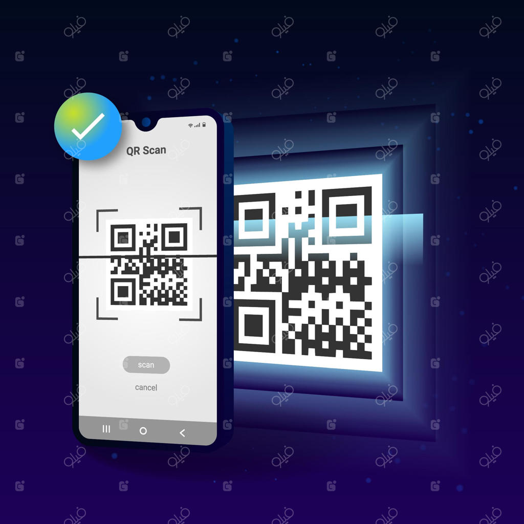 اسکن کد QR با گوشی موبایل