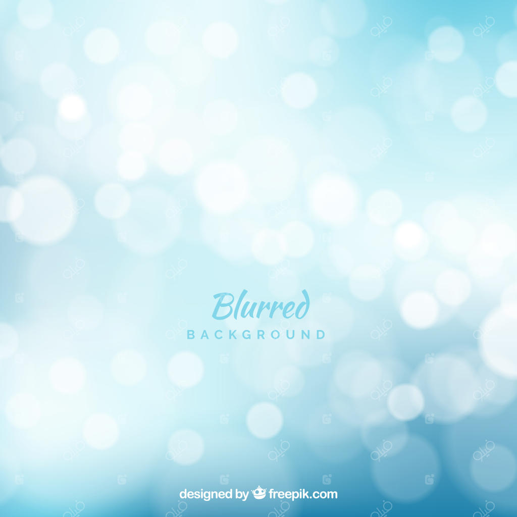 پس‌زمینه آبی انتزاعی با جلوه بوکه