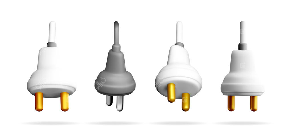 شناخت انواع مختلف دوشاخه‌های برق حرفه‌ای وکتور