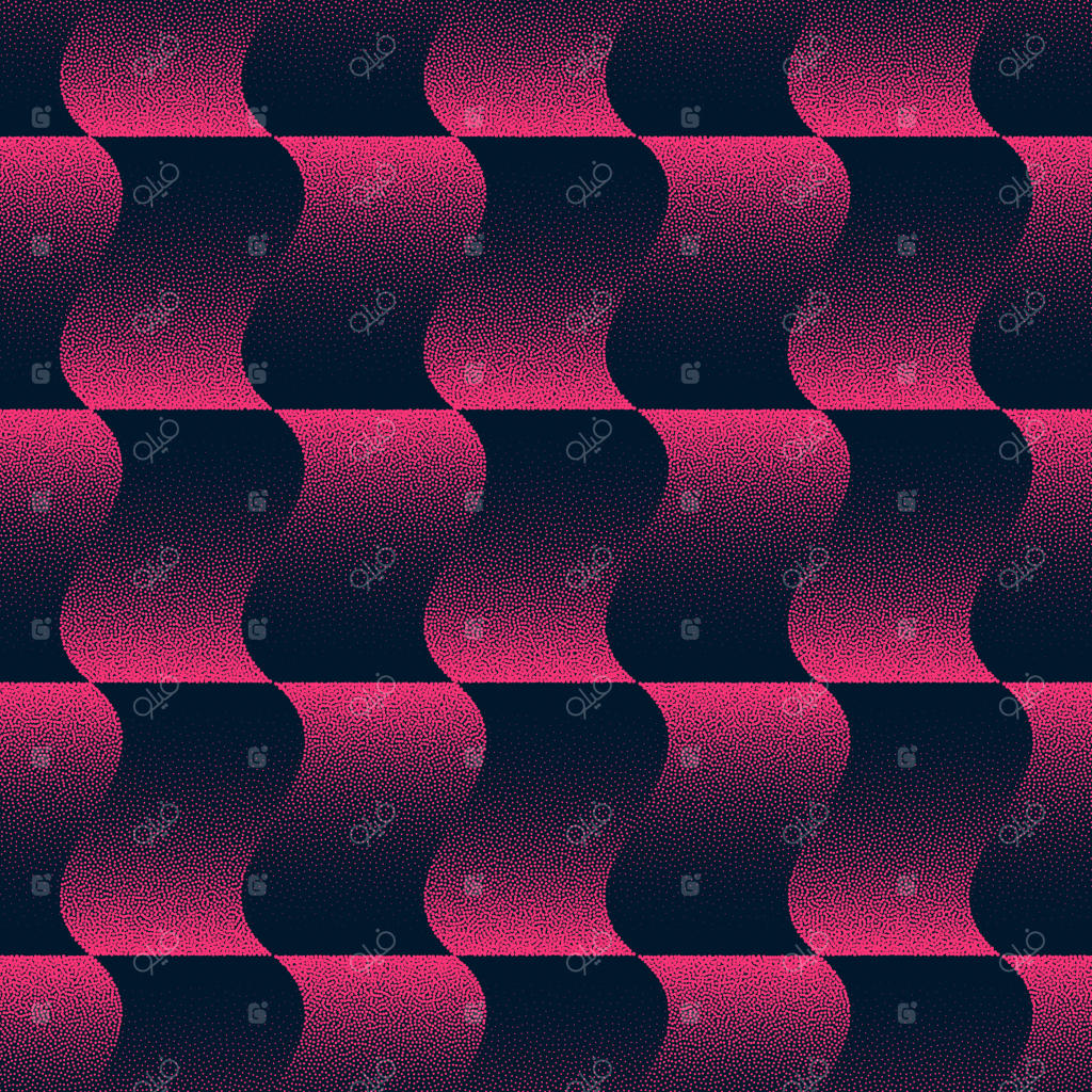 مدل یکپارچه با پترن موجی شطرنجی زمینه انتزاعی مشکی و بنفش ترند وکتور