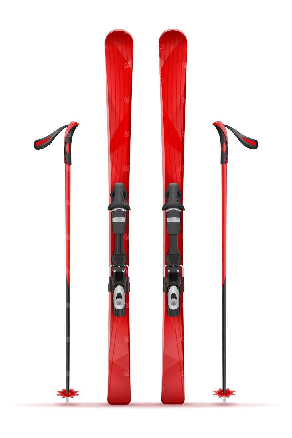 اسکی و چوبدستی کوهستانی