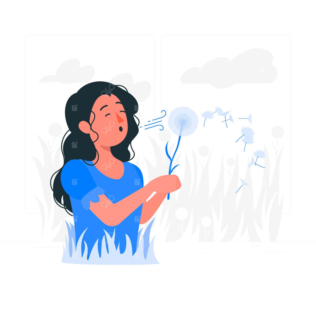 طرح مفهومی دمیدن بر قاصدک