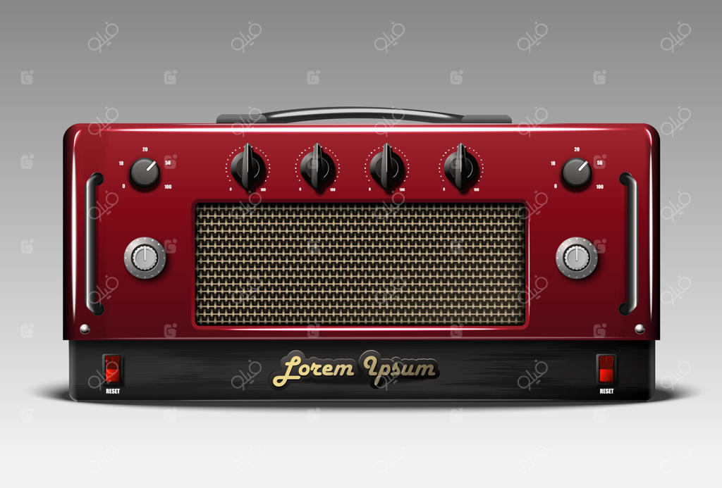 آمپلی‌فایر کمبو گیتار با صدای واقعی و طبیعی.