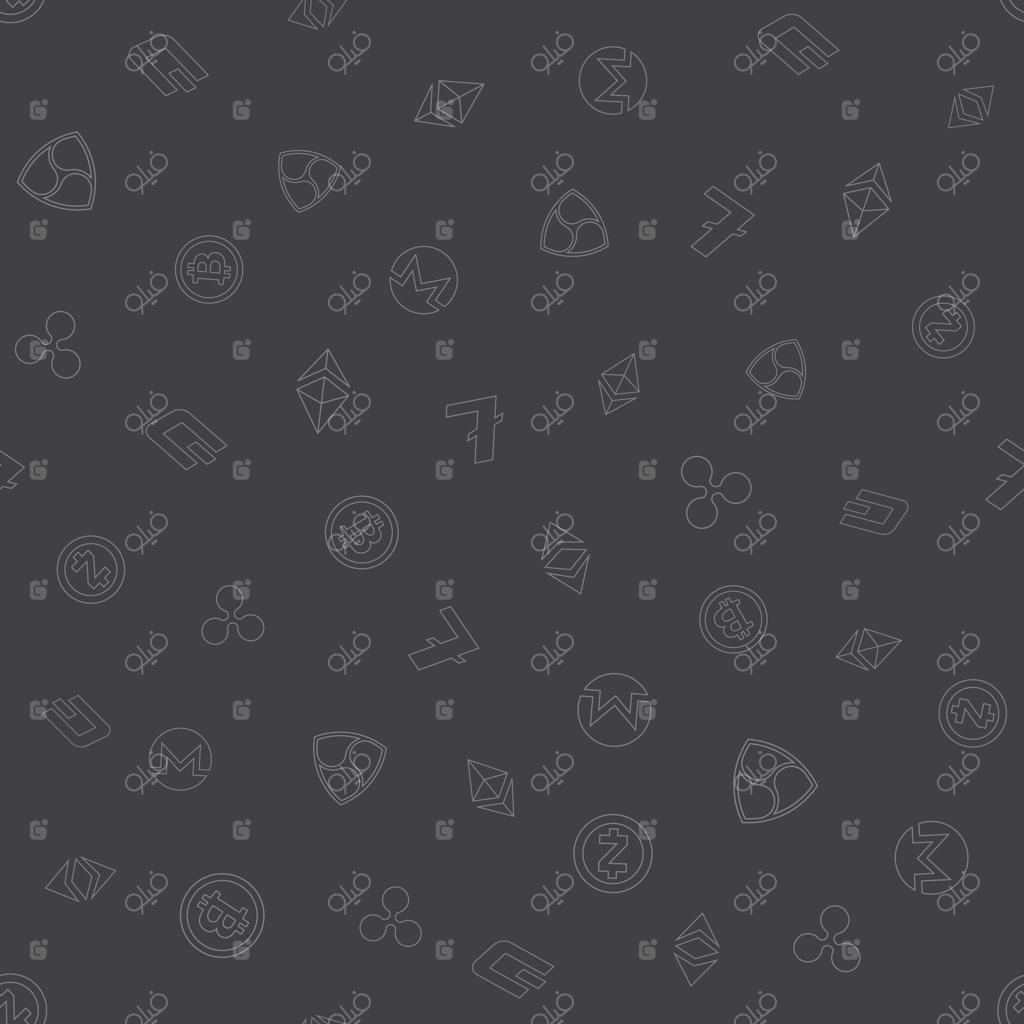 پس‌زمینه الگوی بدون درز رمزارز