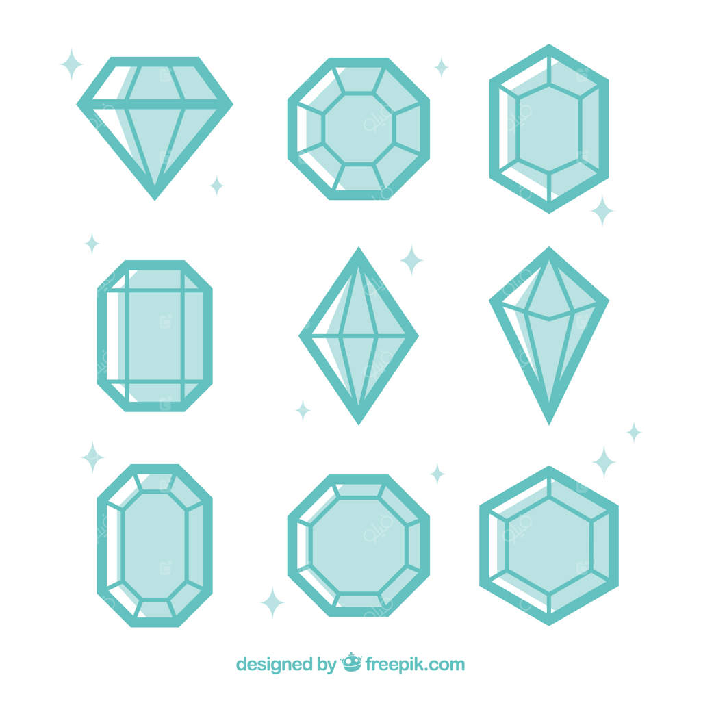 مجموعه‌ای از الماس‌ها در طراحی تخت
