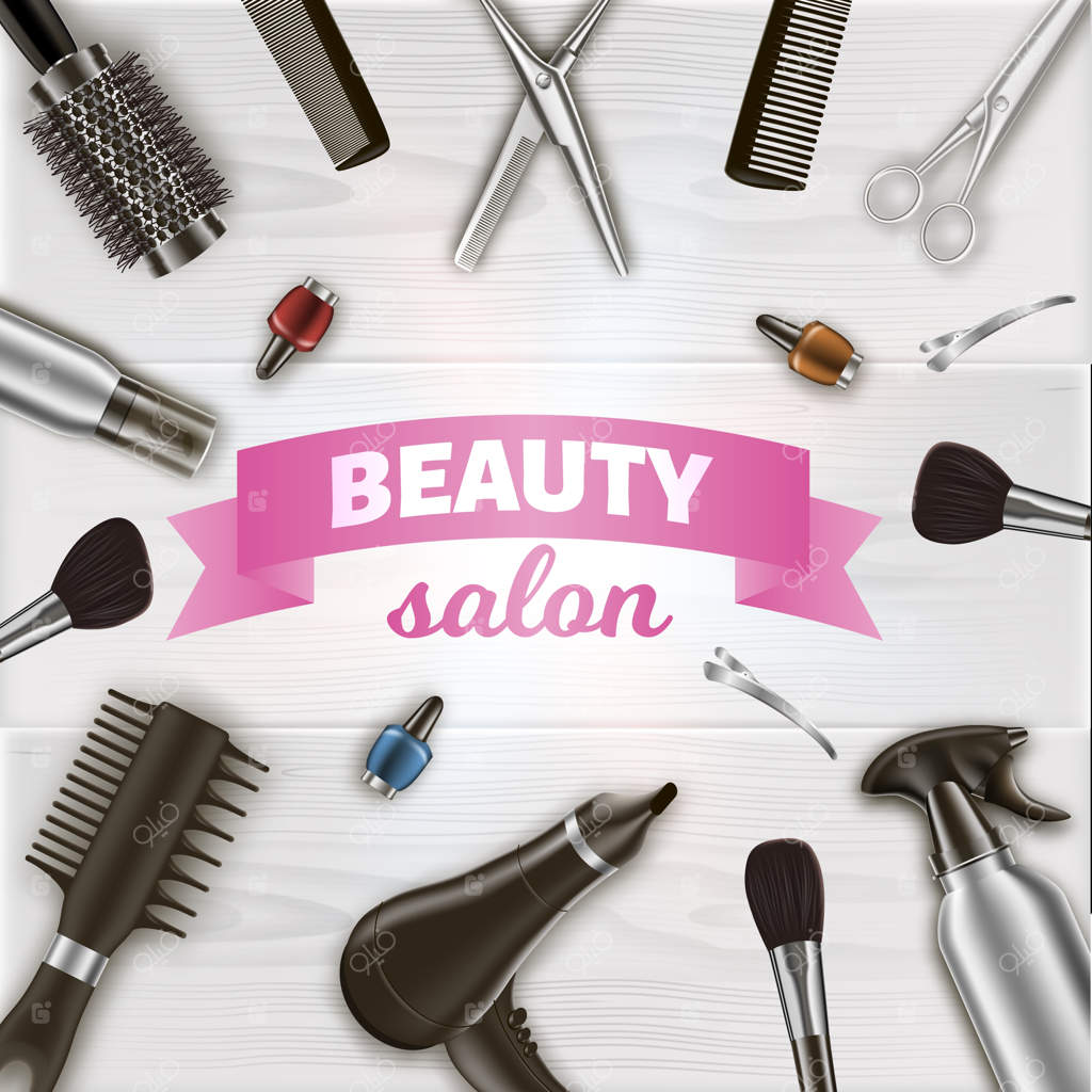 کتیبه‌ای با محوریت ابزارهای آرایشگری