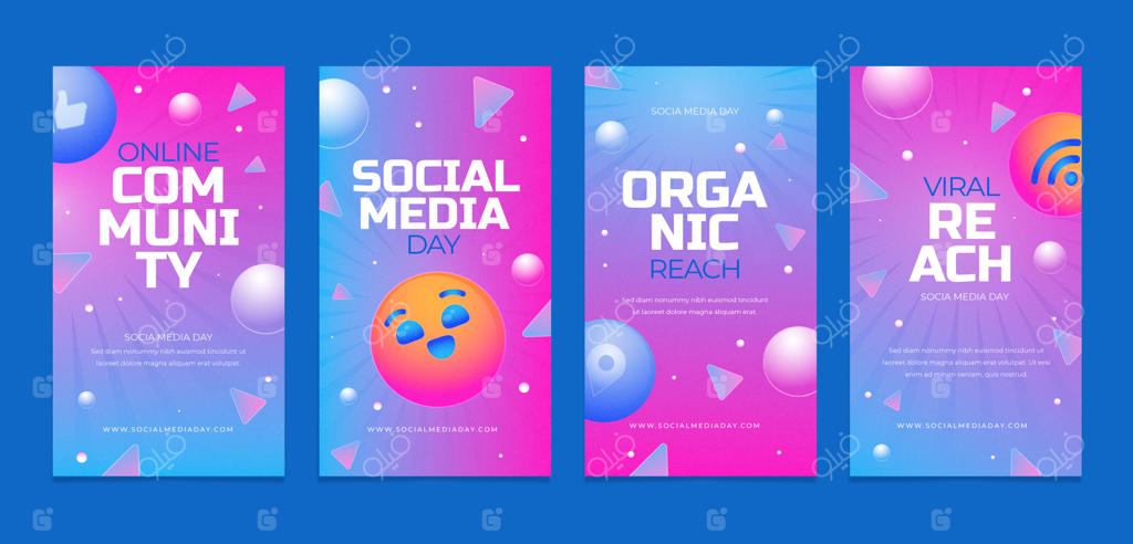 مجموعه استوری‌های اینستاگرام برای جشن روز شبکه‌های اجتماعی