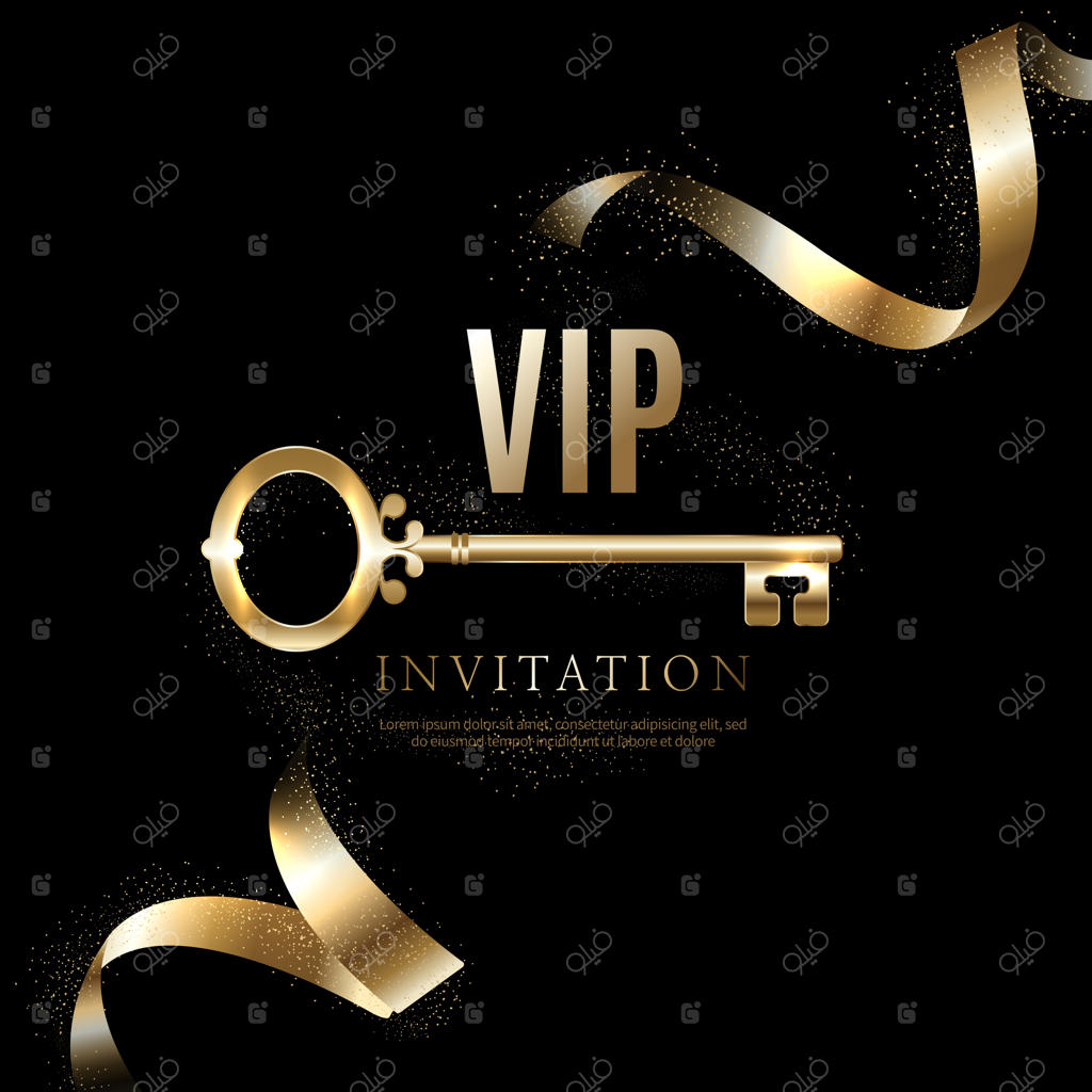پس‌زمینه کارت دعوت و کوپن‌های لوکس و VIP