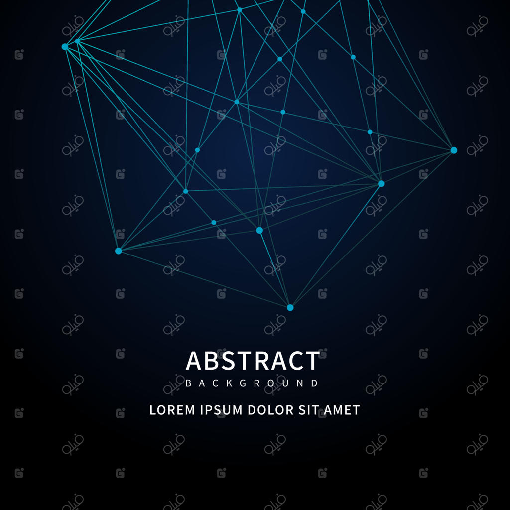 پس‌زمینه فناوری دیجیتال انتزاعی