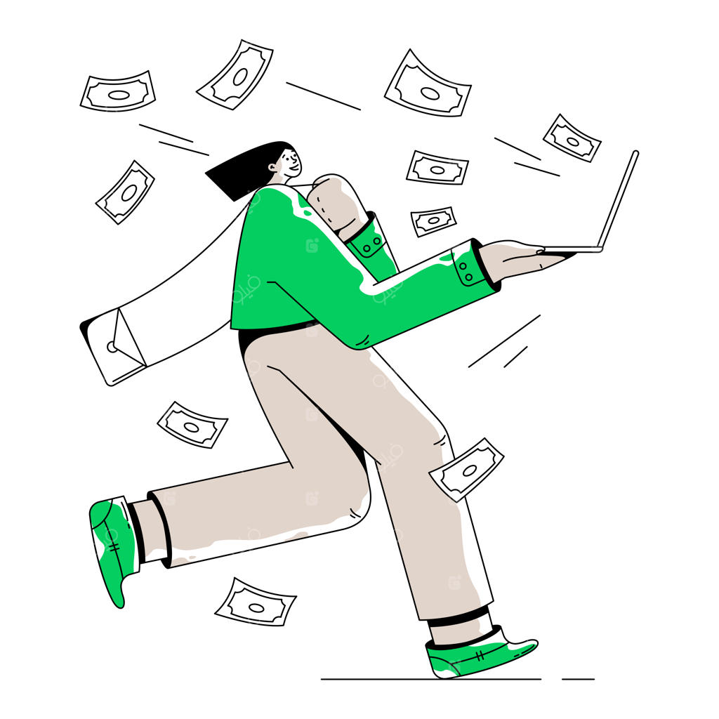 دریافت سود سهام توسط زن