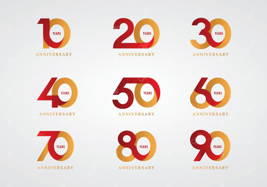 وکتور لوگوی سالگرد