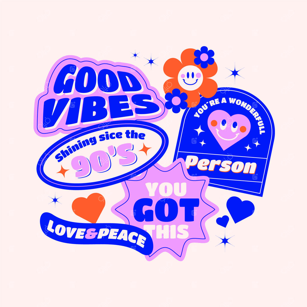 مجموعه برچسب‌های دستی قدیمی