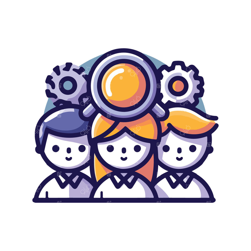 تصویرسازی پرتره کارمندان اداری