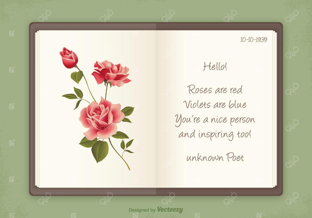 آلبوم شعر کلاسیک رایگان (وکتور)