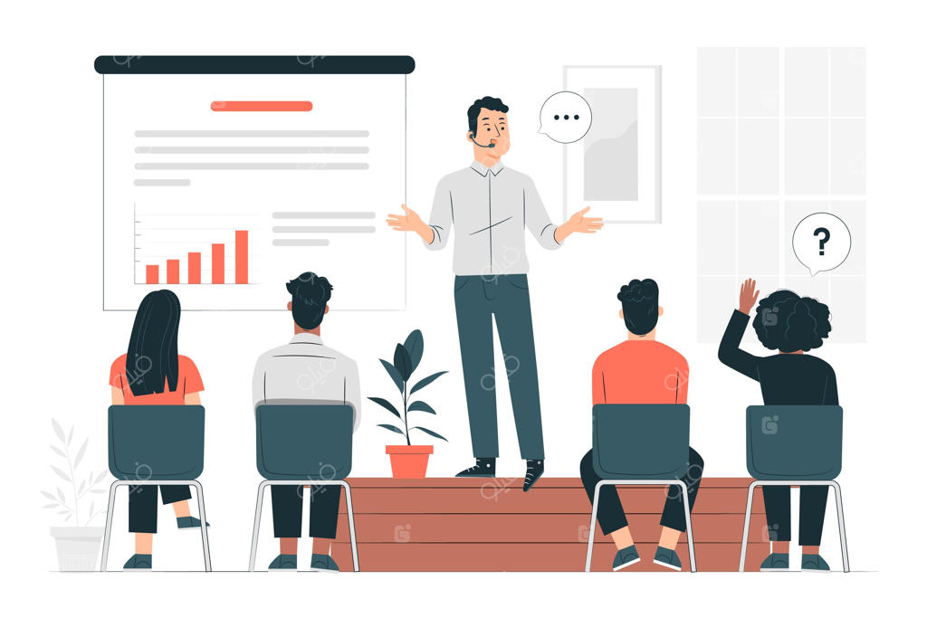 تصویرسازی مفهوم سمینار