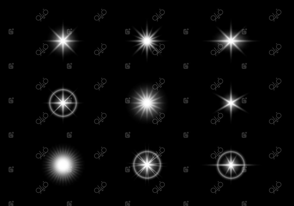 افکت های نورانی درخشان