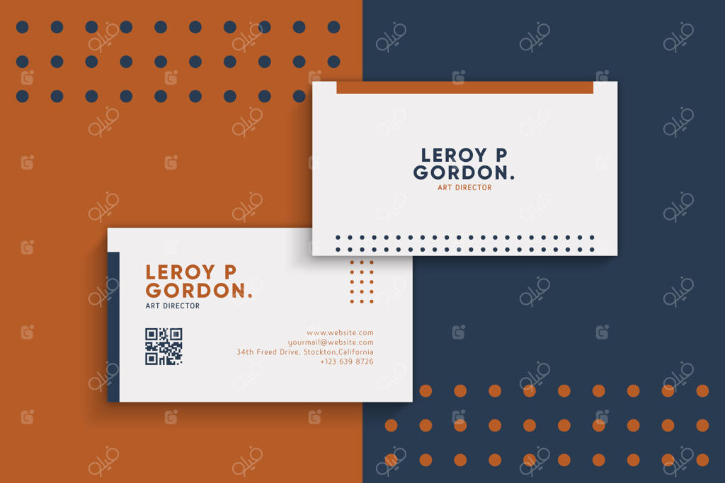 کارت ویزیت ساده و شیک