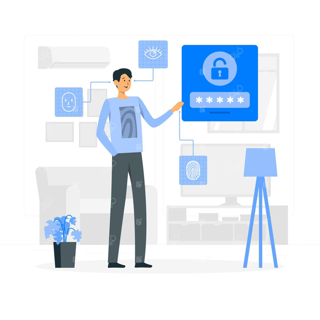 تصویر مفهومی از رمز عبور من