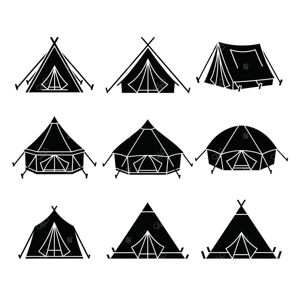 نه طرح شیک و تیره از چادرهای کمپینگ؛ مجموعه‌ای از طرح‌های چادر گنبدی، ای‌فریم و تیپی برای ماجراجویی‌های خارج از خانه