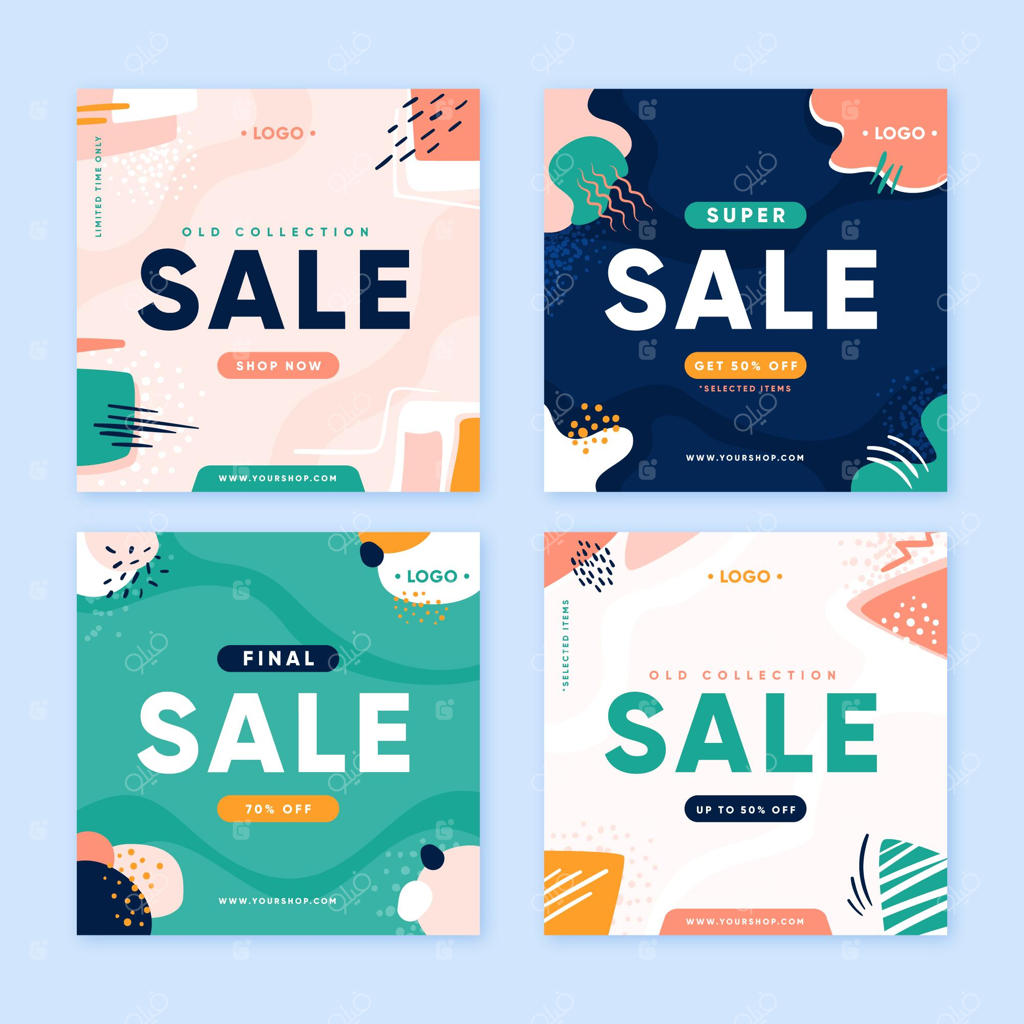 مجموعه پست‌های اینستاگرام برای حراج فوق‌العاده