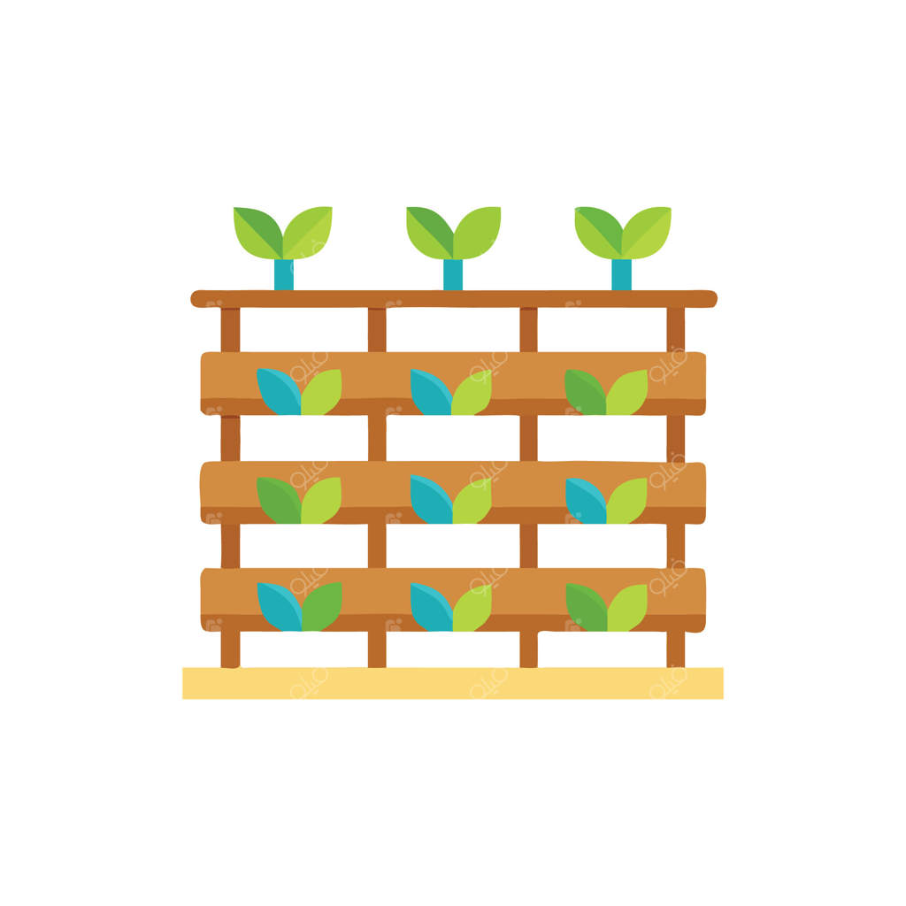 نماد باغ عمودی برای پایداری