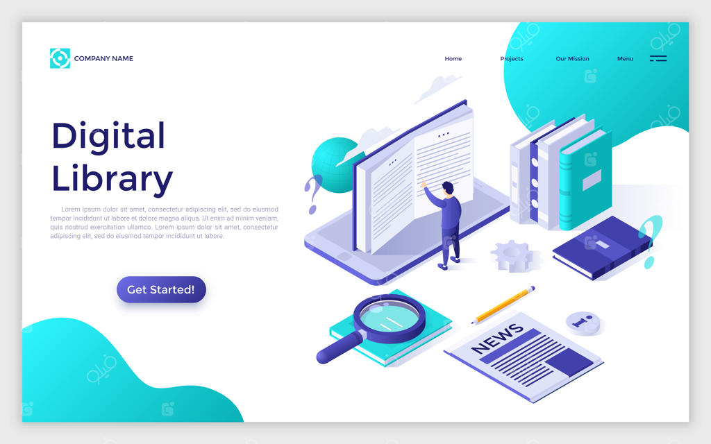 تصویرسازی وکتور ایزومتریک