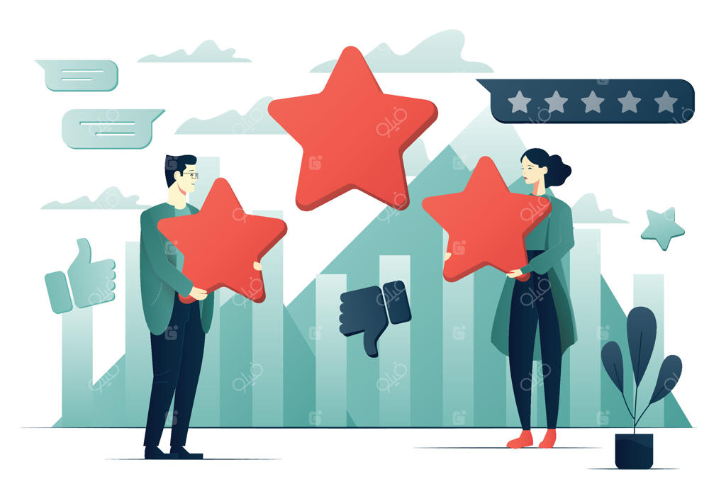 درک بازخورد مشتریان از طریق امتیازات ستاره‌ای پرو وکتور